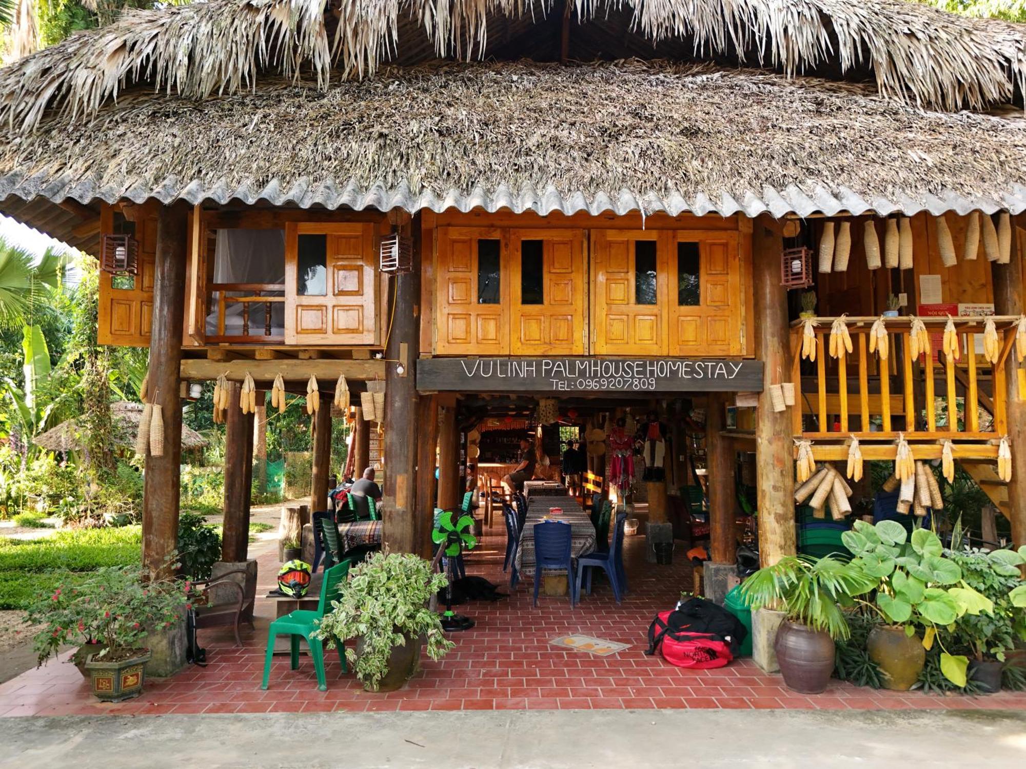 Vu Linh Palm House Homestay - Bungalow Yen Bai Exteriér fotografie