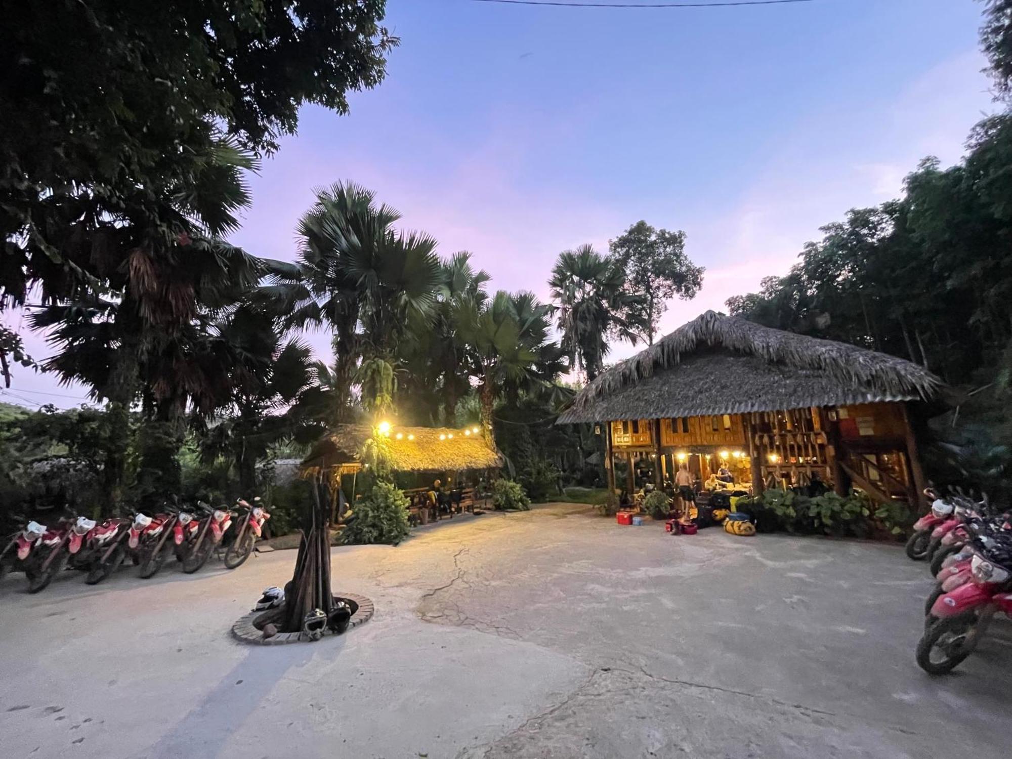 Vu Linh Palm House Homestay - Bungalow Yen Bai Exteriér fotografie