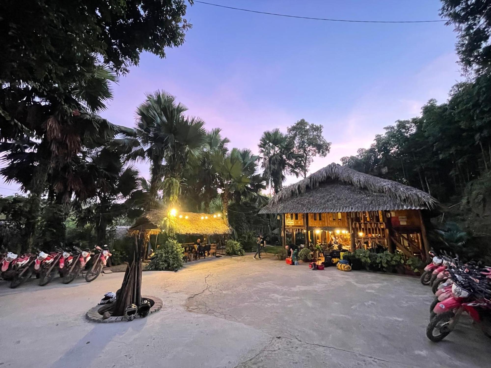 Vu Linh Palm House Homestay - Bungalow Yen Bai Exteriér fotografie